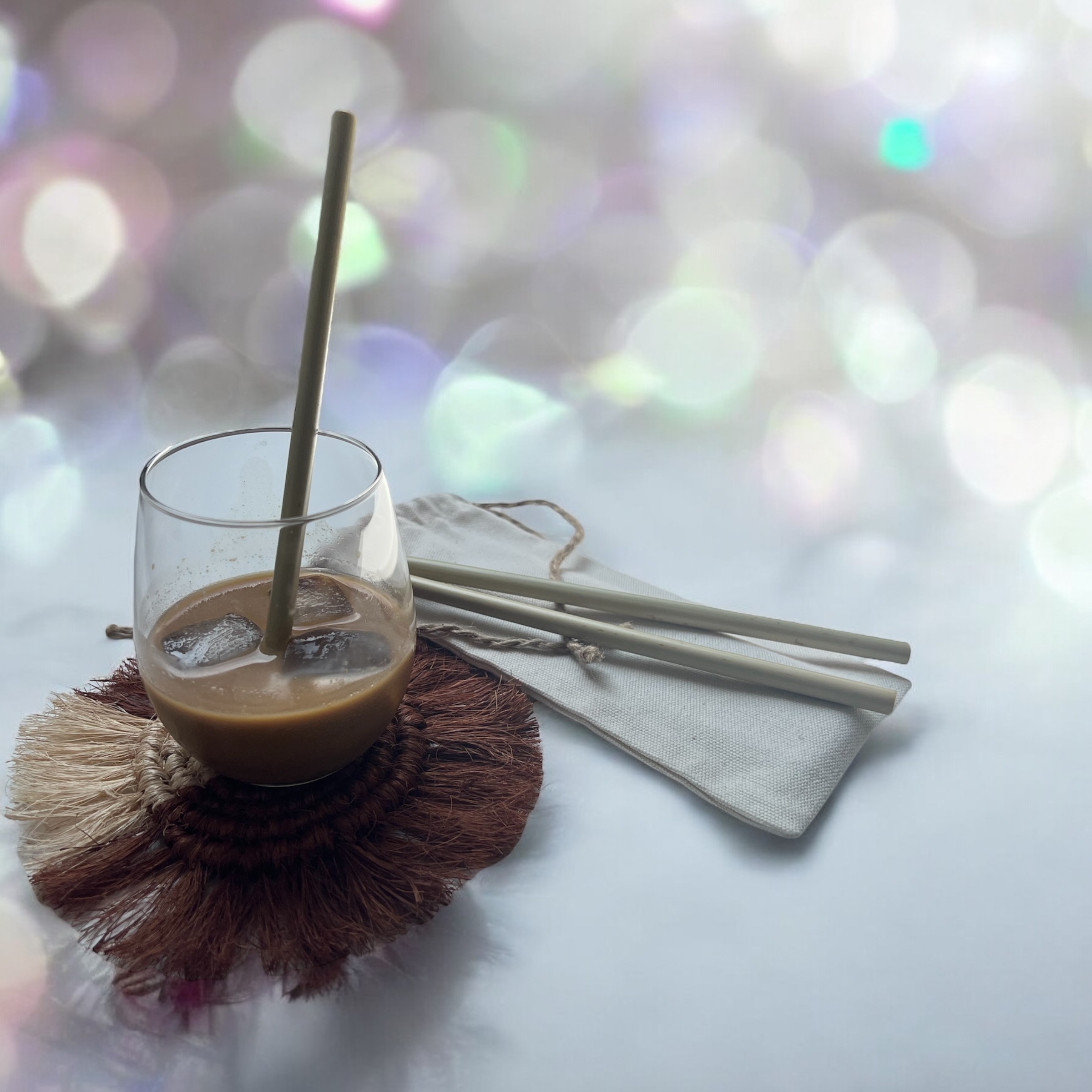 Pailles en bambou naturel – Image 4